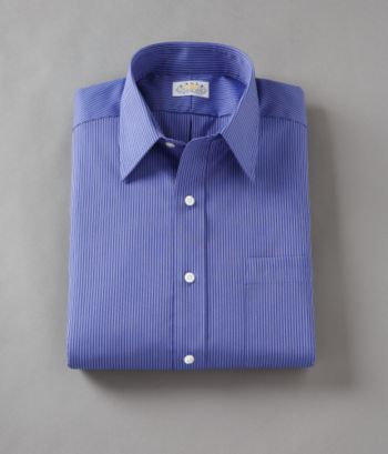 Eagle Men's Buttondown Collar Fitted Dress Shirt - Blue Ice