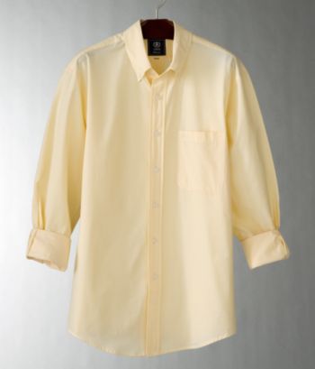 Izod Men's Saltwater Long Sleeve Solid Color Woven Shirt