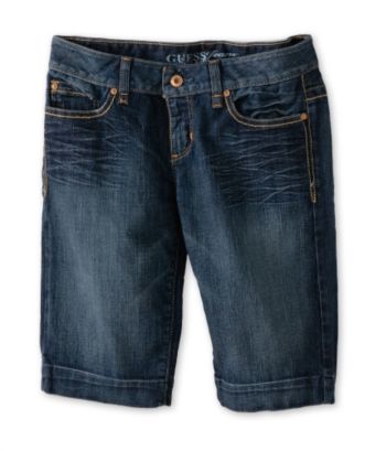GUESS Juniors' Bella Bermuda Shorts - LVX Wash