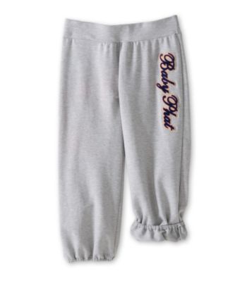 Baby Phat Juniors' Bubble Capri Pants - Light Heather Gray