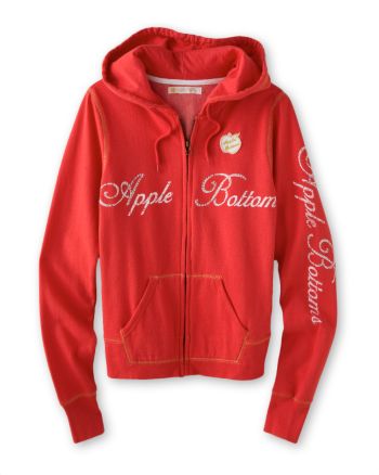 Apple Bottoms™ Juniors' Skinny Hoodie - Cayenne