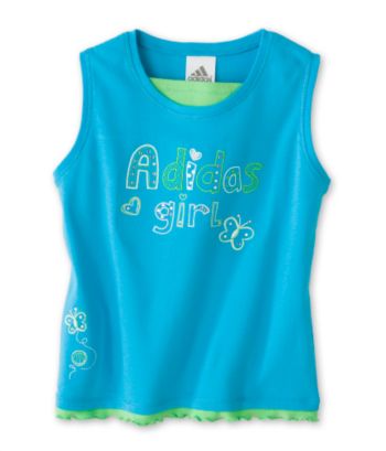 Adidas® Girls' 2T-6X Tank - Blue
