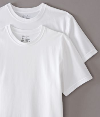 Sean John Men's Stretch Crewneck Shirts 2-Pack - White