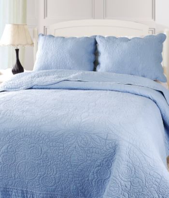Grove Park Quilt in Lismore Blue by LivingQuarters