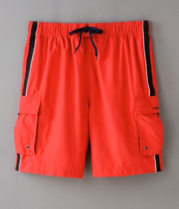 Nautica Men's Anchor Cargo Swim Trunks - Fruitpunch