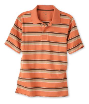 Ruff Hewn Boys' 8-20 Stripe Jersey Polo - Ruff Root