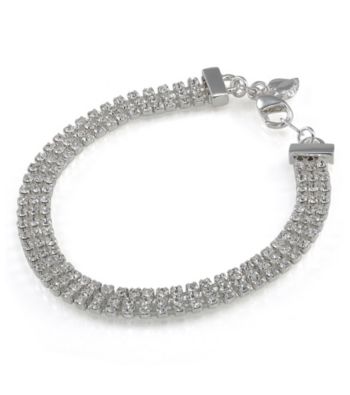 Carolee® Triple Row Crystal Bracelet