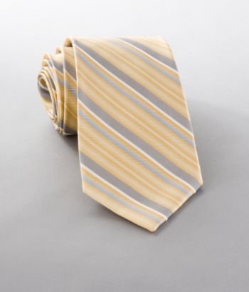 Statements Men's Kinetic Stripe Neckwear - Yellow