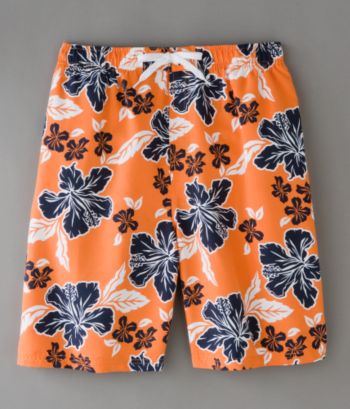 Consensus Men's Hibiscus Print Swim Shorts - Sunburn