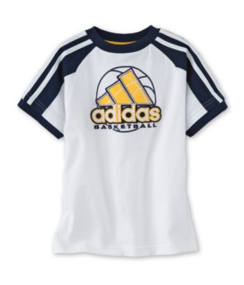 Adidas® Boys' 2T-7X X-Ray Logo Tee - White