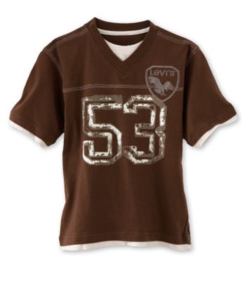 Levi's® Boys' 2T-7 Football Jersey Top - Eclipse