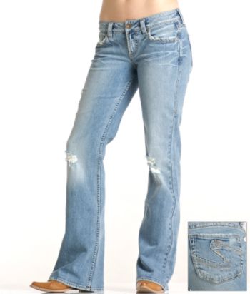 Silver Jeans® Juniors' Lola Flare Jeans - Light Wash