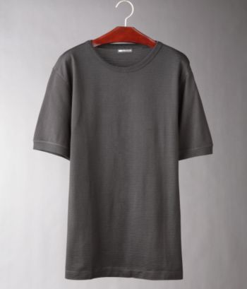 Claiborne Men's Short Sleeve Mercerized Stripe Knit Shirt - Black