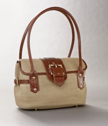 Relativity Women's Summer Straw Satchel - Natural