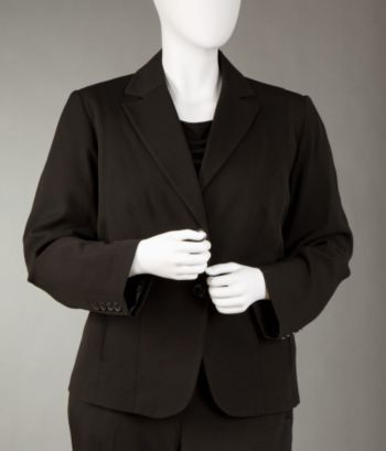 Rafaella Women's Plus Size Bistretch Gabardine Jacket