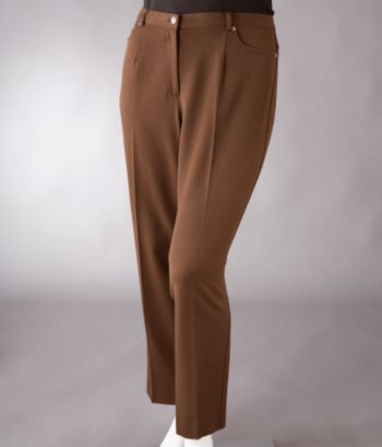 Rafaella Women's Plus Size Bistretch 5-pocket Pants
