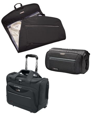 Ricardo Beverly Hills Essentials Black Luggage Collection