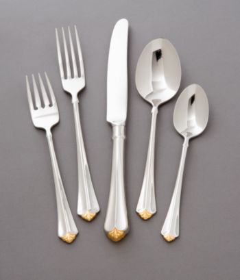 Oneida® Golden Juilliard 5-Piece Flatware Set