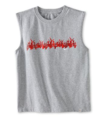 Nike® Boys' 8-20 Inferno Muscle Tee - Gray