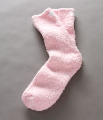 Karen Neuburger Women's Heathered Chenille Lounge Socks - Pink