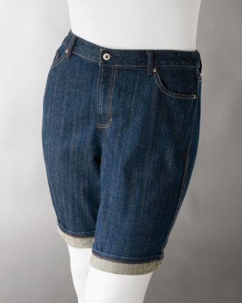 Liz Claiborne Women's Plus Size 5-pocket Cuffed Classic Shorts