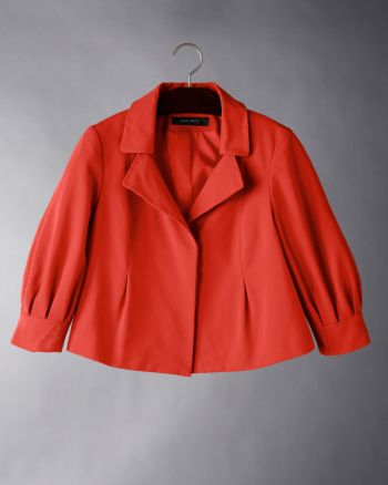Nine West Women's Short Trapeze Jacket - Blaze