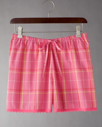 HUE® Women's Loungewear Boxers - Plaid Sorbet