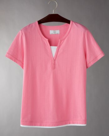 Karen Neuburger Women's Henley Loungewear Top