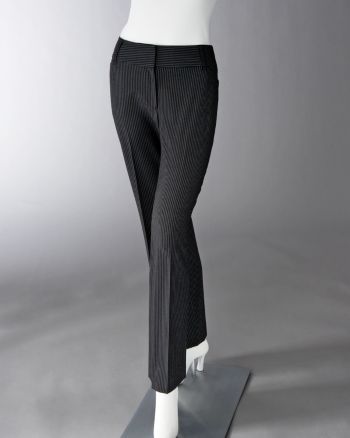 Rafaella® Women's Modern-fit Striped Wide Leg Pants - Black Combo