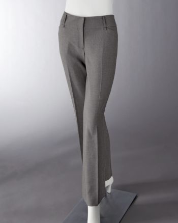 Rafaella® Women's Modern-fit Micro Check Wide Leg Pants - Black Combo