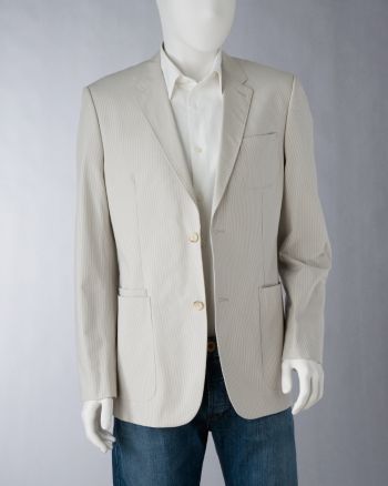 Perry Ellis Men's Poplin Sportcoat - Antelope