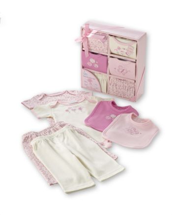 Chick Pea Baby Girls' Now & Later 6-Piece Set - Pink