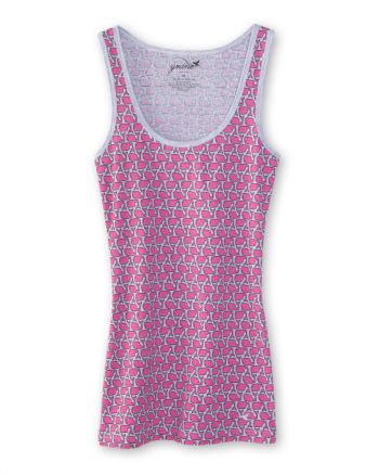Grane Juniors' Ribbed Whale-print Tank - Heather Gray