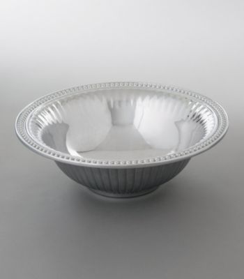 Wilton Armetale® Flutes & Pearls Collection - Medium Round Bowl