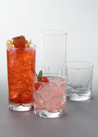 LivingQuarters 16-Piece Bentley Beverage Set