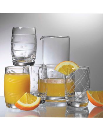 Laura Glass Allegro Clear Juice Set - 5-Piece Set