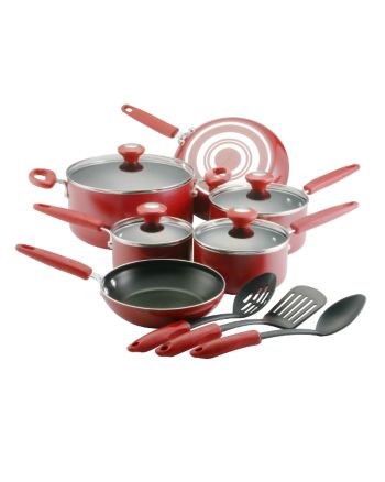 Farberware® Silverstone 13-Piece Cookware Set - Red