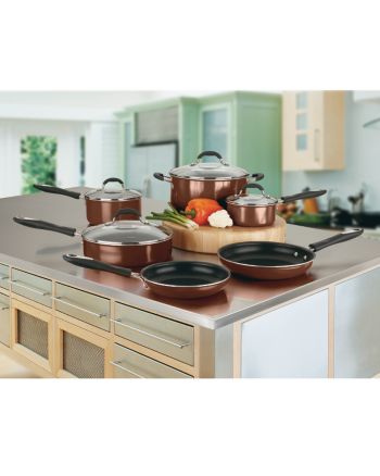 Cuisinart Advantage Nonstick 10-Piece Cookware Set - Bronze