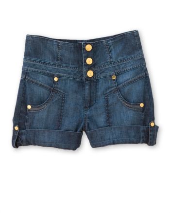 GUESS Juniors' Ariana High-waist Denim Shorts