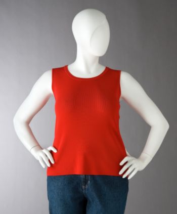 Laura Ashley® Women's Plus Size Sleeveless Shell - Solid
