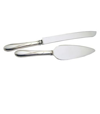 Waterford Ballet Ribbon Metal Giftware Collection - 2-Piece Cake Set