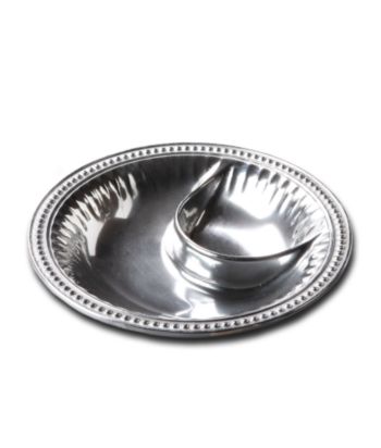 Wilton Armetale® Flutes & Pearls Collection - Small Chip & Dip