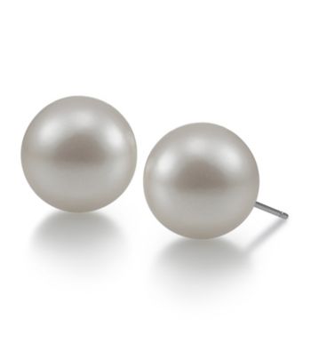 Carolee® 12MM Pearl Stud Earrings