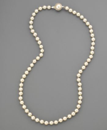 Carolee 6MM White Pearl Necklace