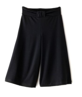 Amy Byer Girls' 4-6X Knit Gauchos - Black