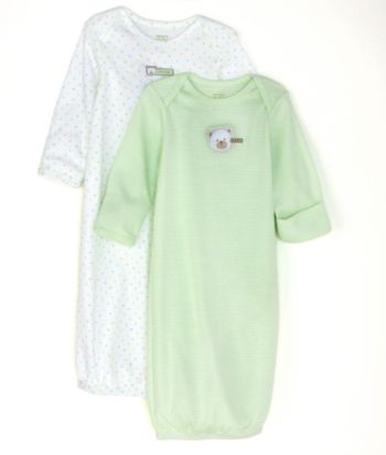 Carter's® Baby Sleeplikely™ Gowns Unisex 2-Pack - Green