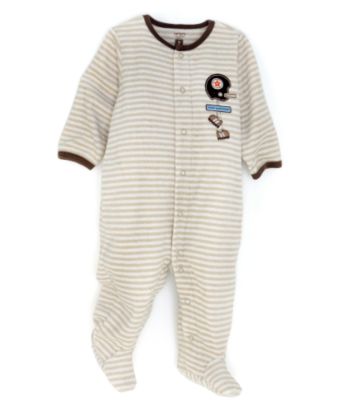 Carter's® Baby Boys' Easy Entry Terry Sleep & Play - Tan