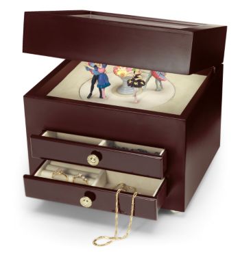 Crosley BK320 Musical Jewelry Box
