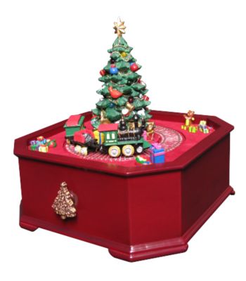 Crosley BK329 Christmas Tree Music Box