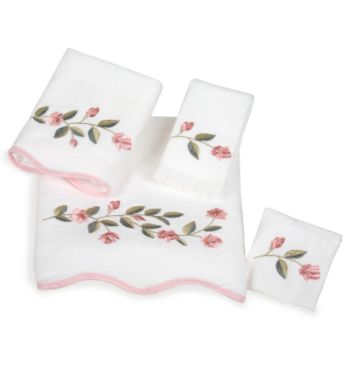Avanti Melrose Towel Collection in White